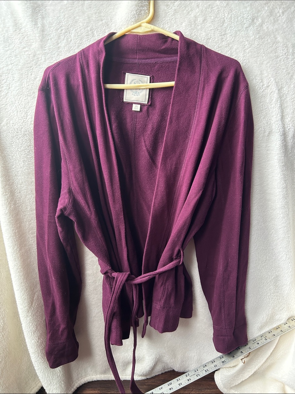Merona Women's Plum Wrap Cardigan Sweater XXL